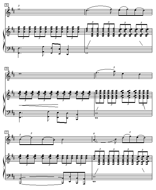 渔舟唱晚-钢琴谱(钢琴曲)-中国名曲6