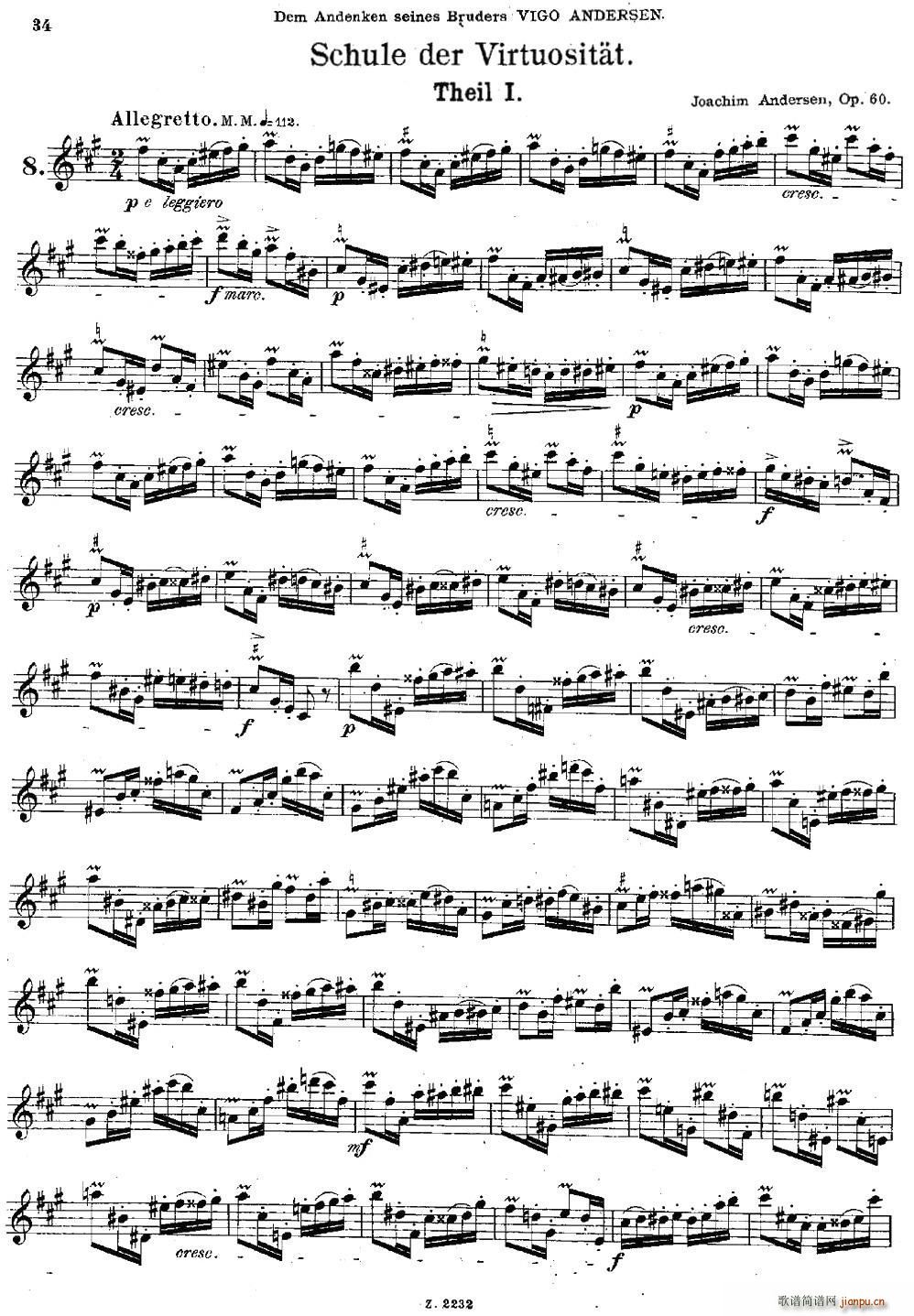 Schule der Virtuosit?t Op 60(8)1