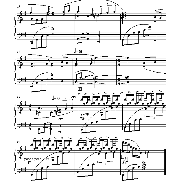 月亮代表我的心-钢琴谱(钢琴曲)-邓丽君5