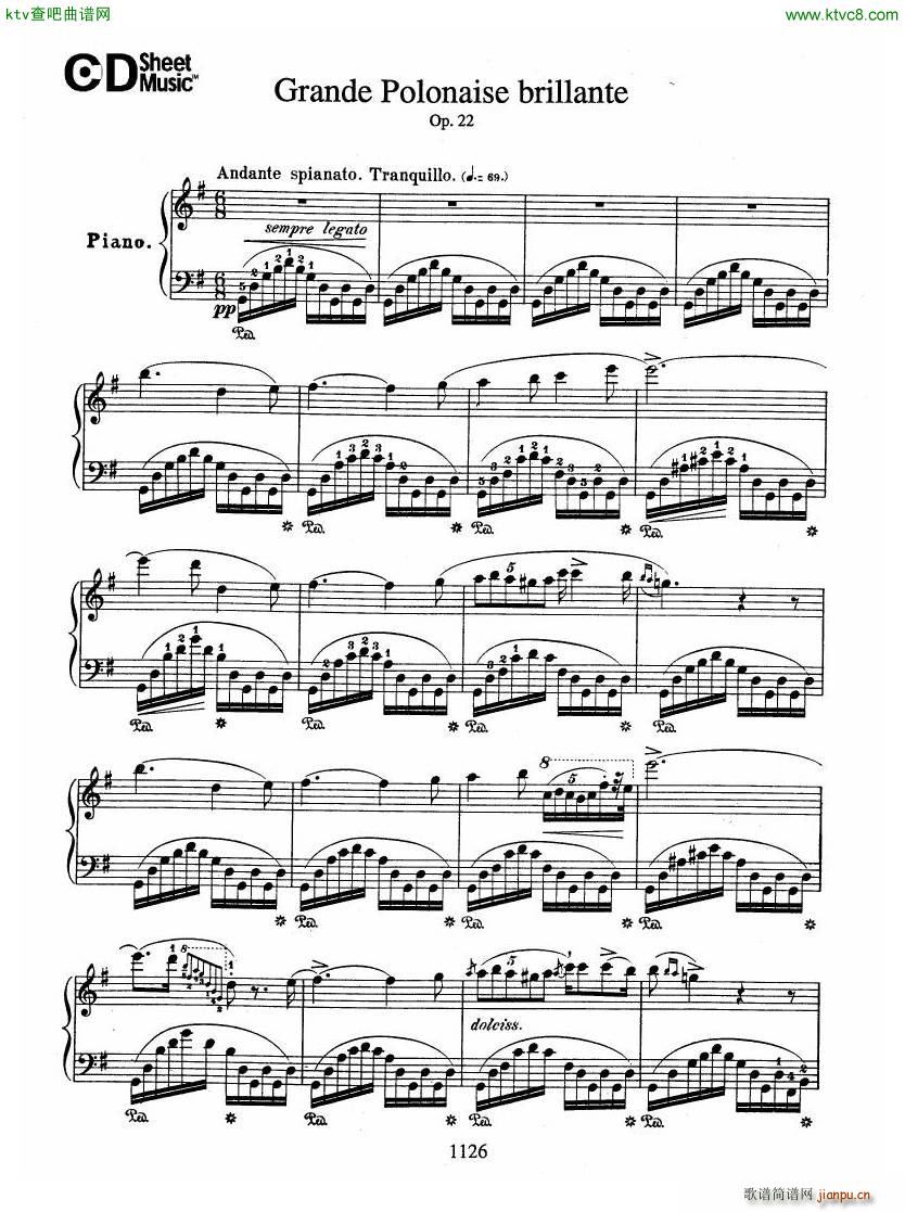 chopin op22 Andante Spianato Grande Polonaise1