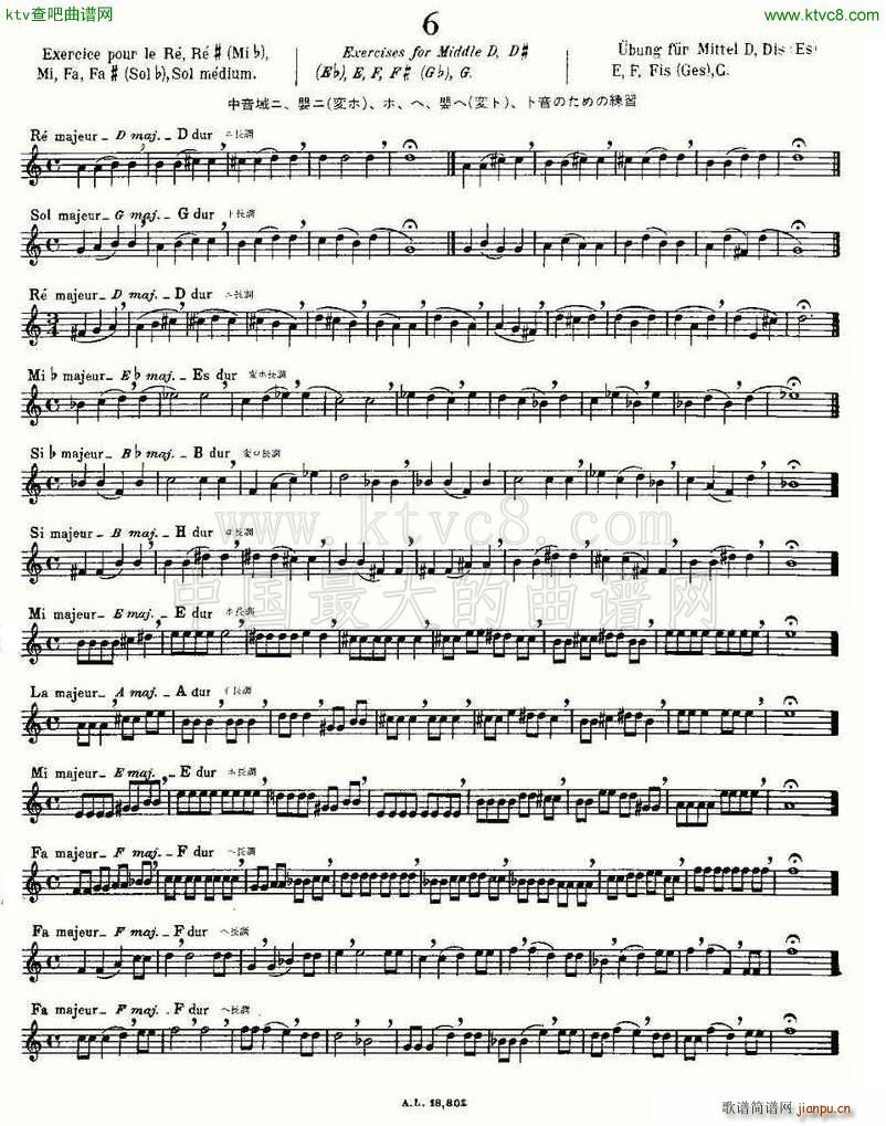 初级练习之6 Alphonse Ludec Debutant Flutiste2