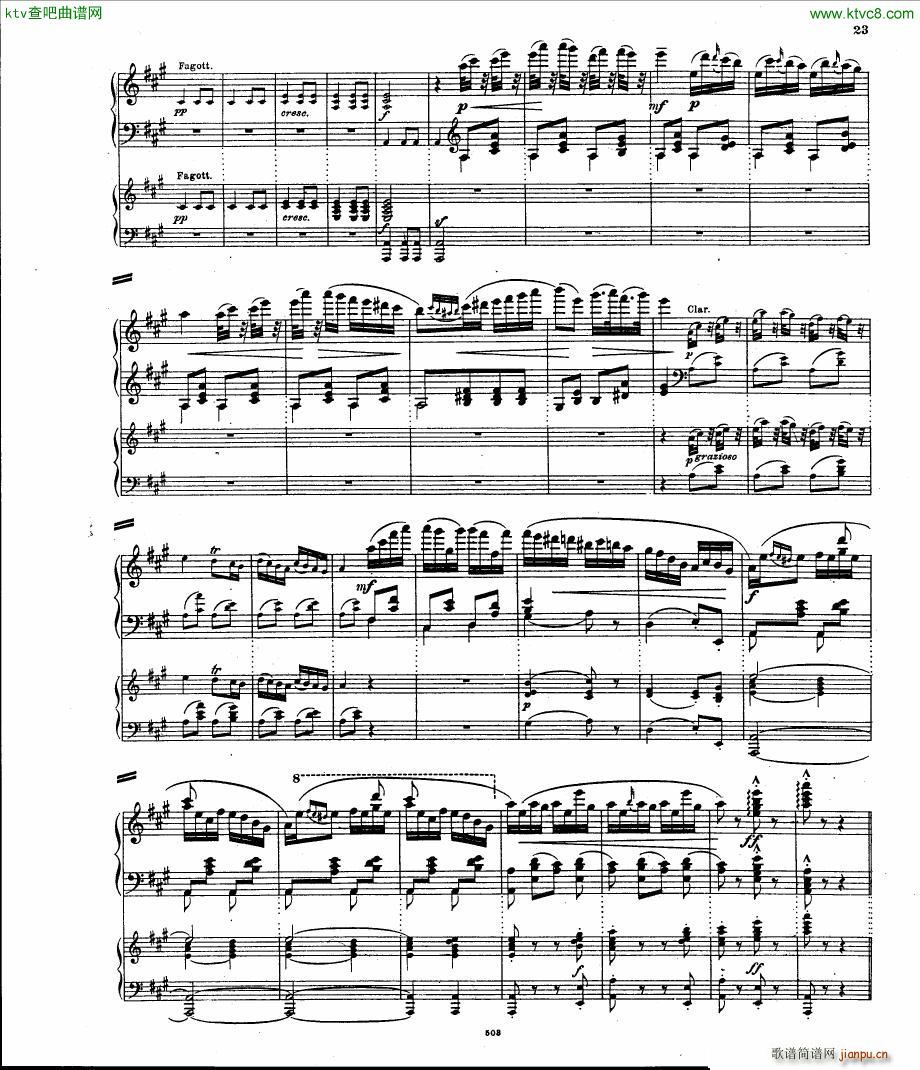 Hummel op 56 Rondo brillant pno orch22