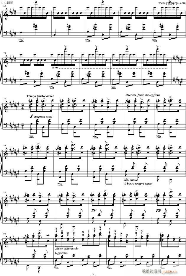 李斯特《匈牙利狂想曲第2号》 powerpower版_李斯特7