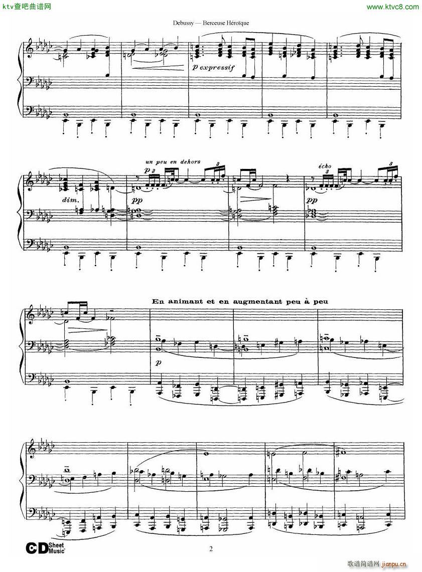 Debussy Berceuse Héro que2