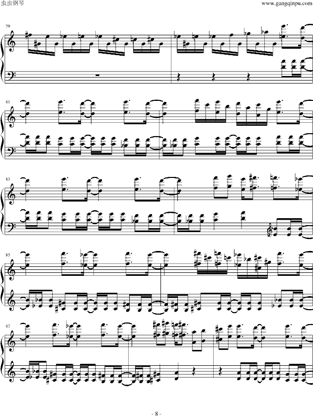 D-blood-钢琴谱(钢琴曲)-游戏8