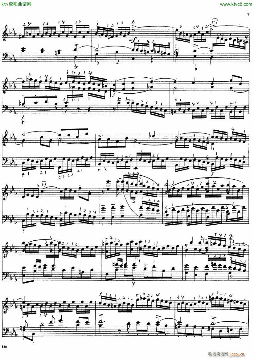 Bach JS BWV 552 Prelude and Fugue in Eb arr Busoni7