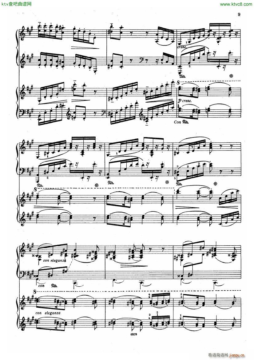 Guastavino Romance For 2 Pianos15