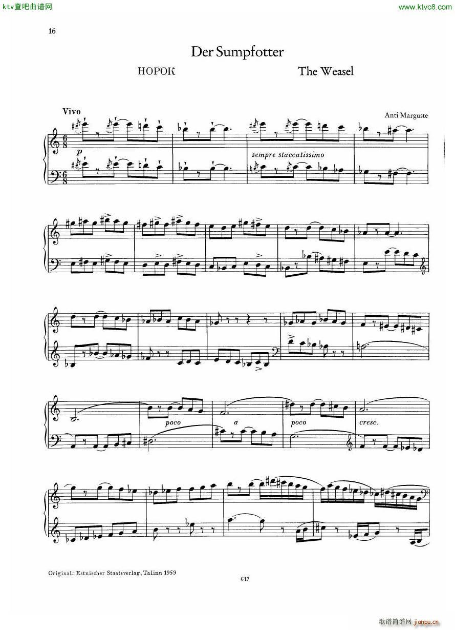 Neue sowjetische Klaviermusik Gerig Book 116