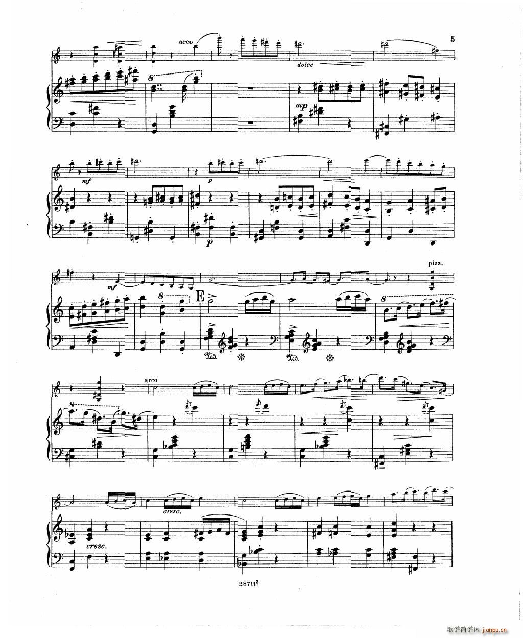 Bowen Humoresque for violin and piano7
