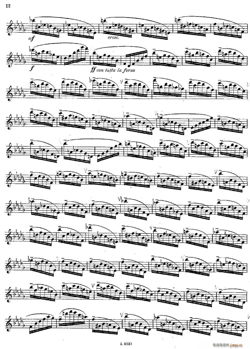 Schule der Virtuosit?t Op 60（15） 长笛2