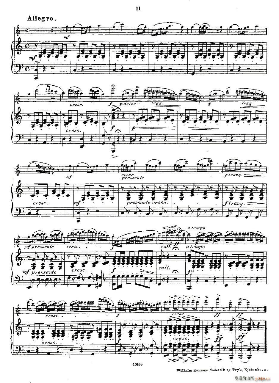 Opern-Transcriptionen.Op.45-2（长笛+钢琴伴奏）10