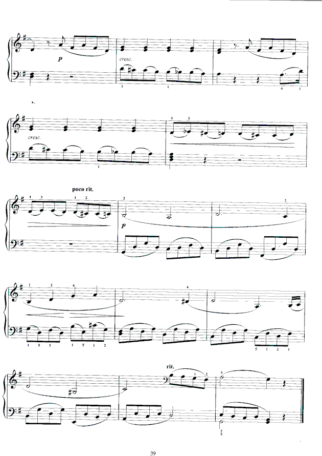 我也能弹贝多芬（简易改编）-钢琴谱(钢琴曲)-贝多芬-beethoven3