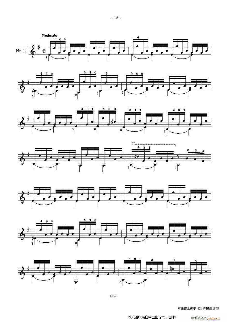 索尔 克斯特26首练习曲之11――152