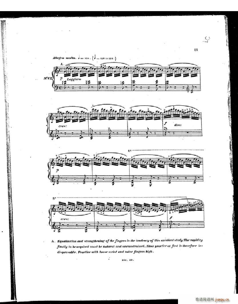 Czerny Etudes de la Velocite12