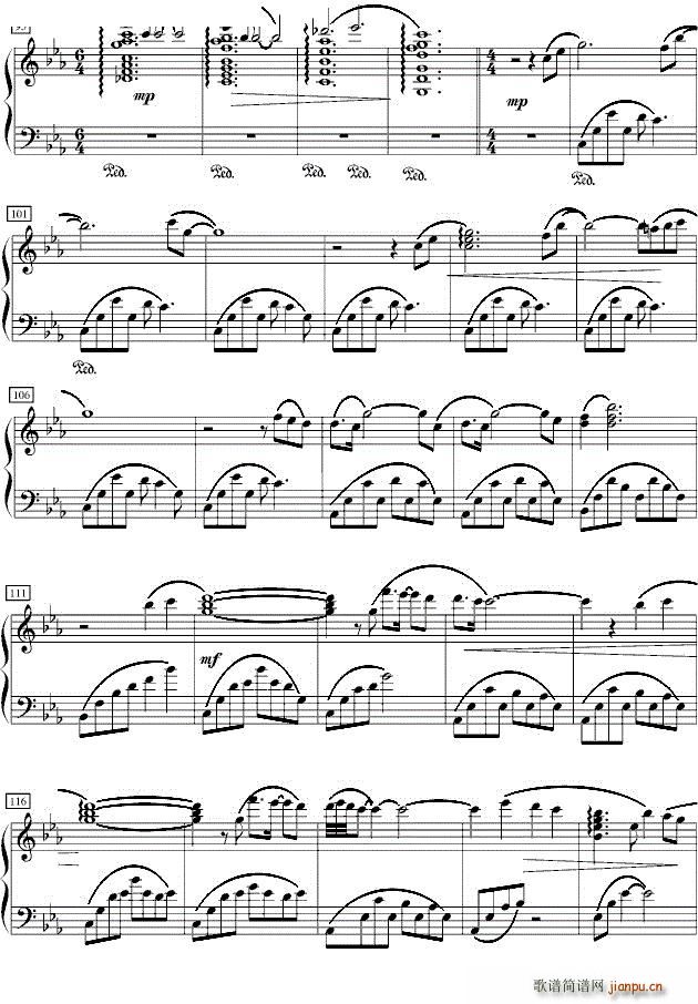 Laputa Castle in the Sky Capriccio 五线谱―天空之城主题随想曲华丽版（一）6