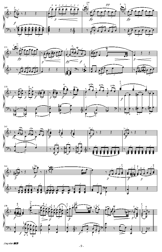 C大调钢琴奏鸣曲 K279-钢琴谱(钢琴曲)-莫扎特9