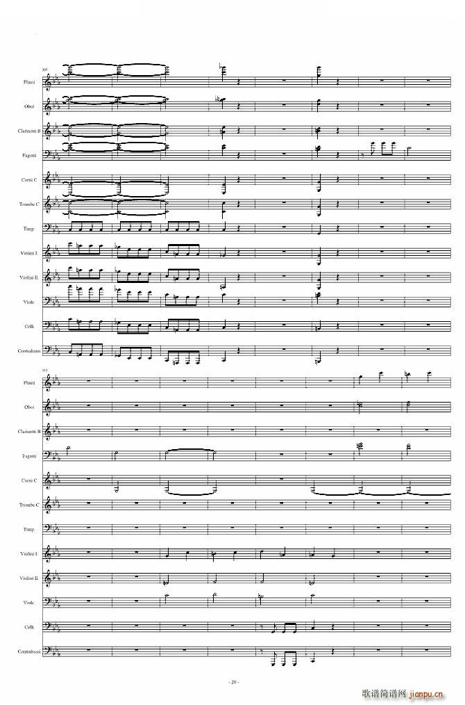 命运交响曲（潦草）_贝多芬 beethoven20