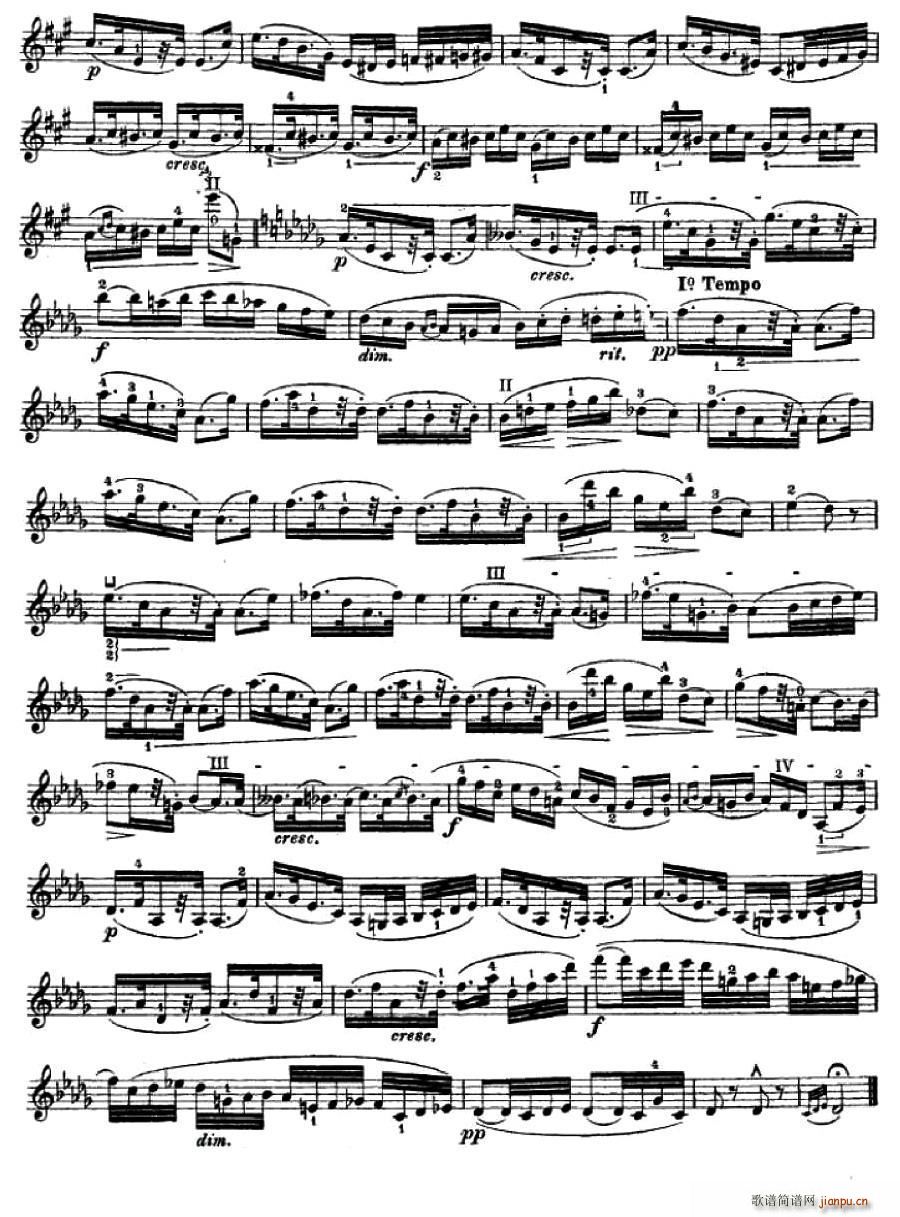 让 德尔菲 阿拉尔-12首小提琴�S想练习曲之152