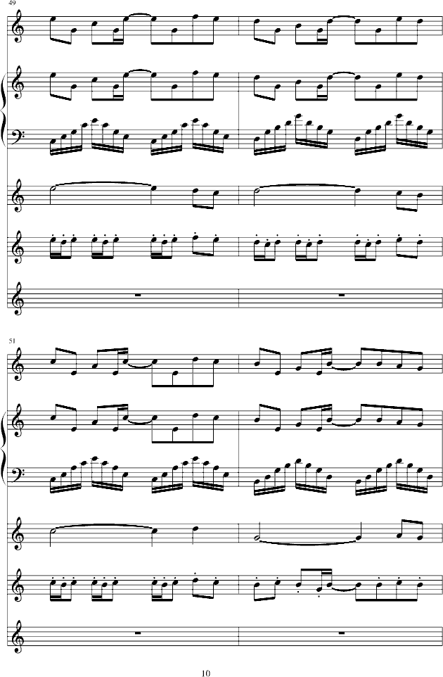 年华游乐园-钢琴谱(钢琴曲)-邓歆怡10