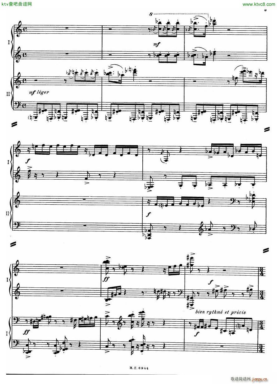 Auric Partita for two pianos5