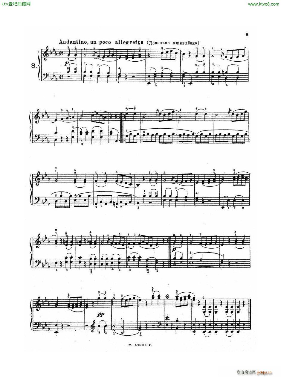 Haydn Twelve Easy Pieces For Piano10
