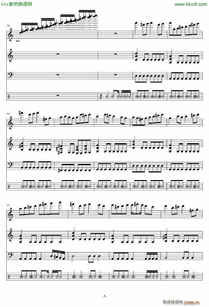 钢琴摇滚卡农_帕赫贝尔 Pachelbel5