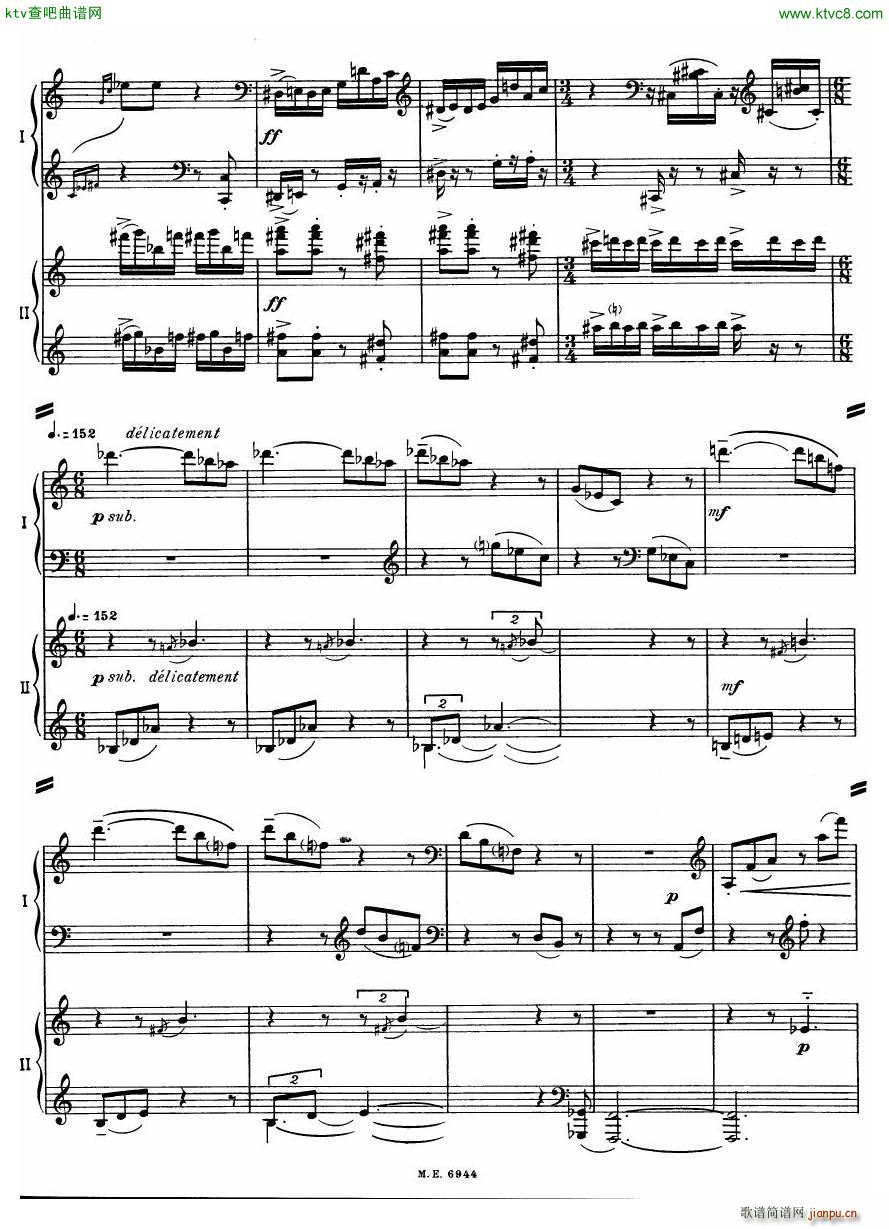 Auric Partita for two pianos9