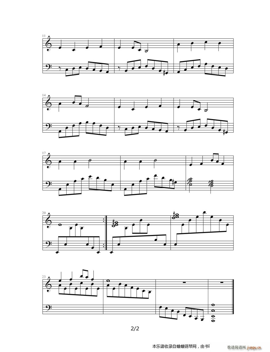 一组适合成年人弹的曲子(樱花)2