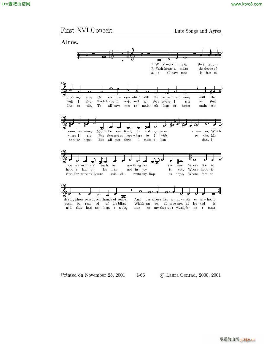 Dowland Lute Music 二22