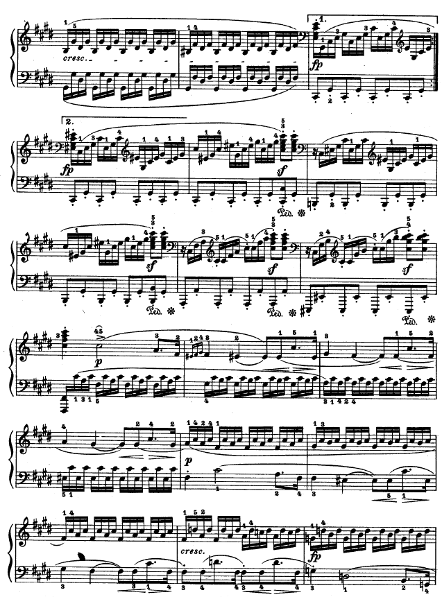 第十四钢琴奏鸣曲-《月光曲》-（Op.27 No.2）-钢琴谱(钢琴曲)-贝多芬-beethoven8