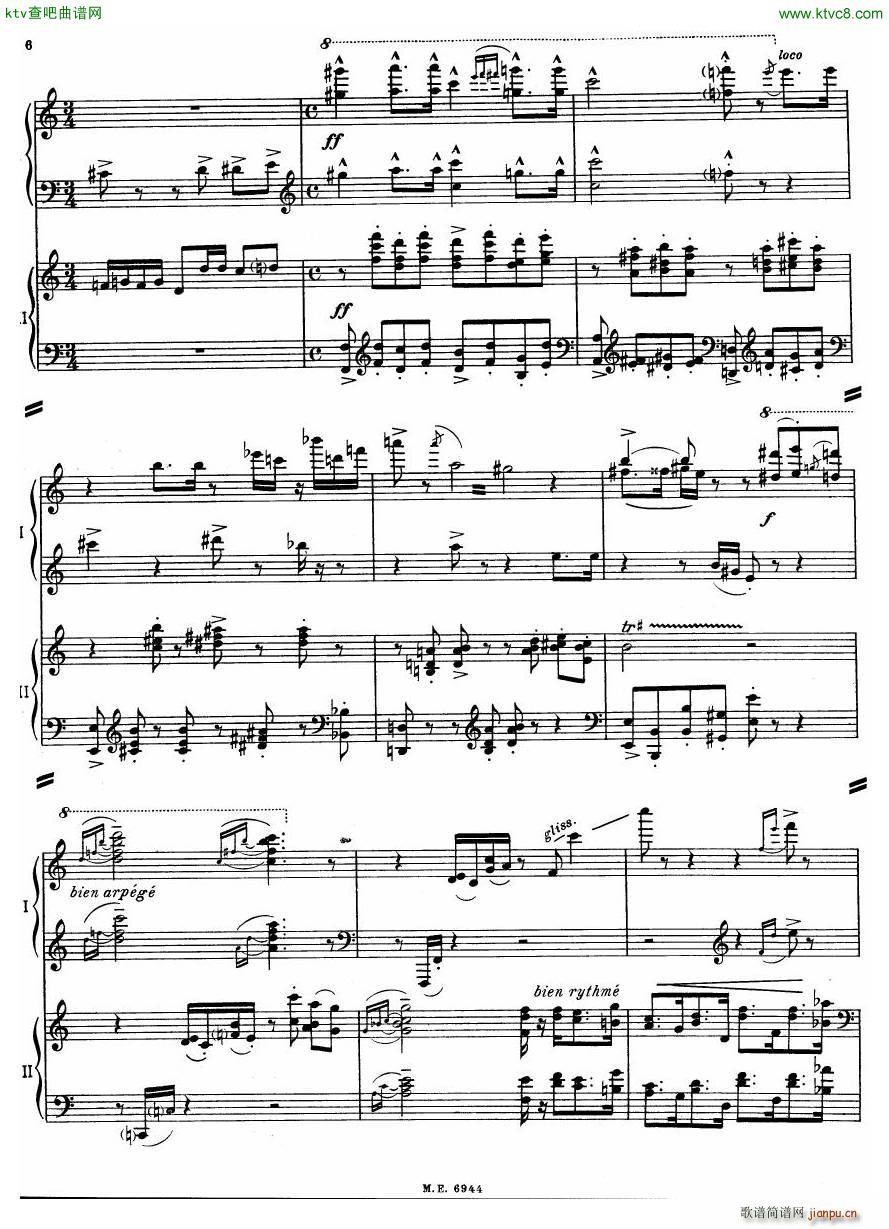 Auric Partita for two pianos6