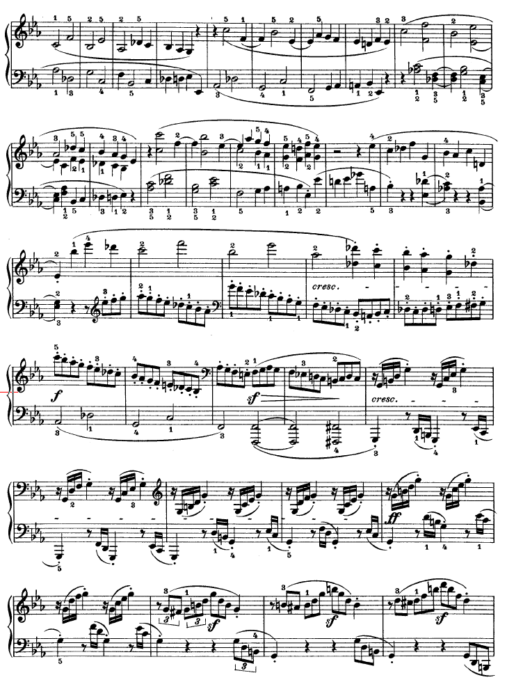 C小调第八琴奏鸣曲（悲怆）Op―13-钢琴谱(钢琴曲)-贝多芬-beethoven15