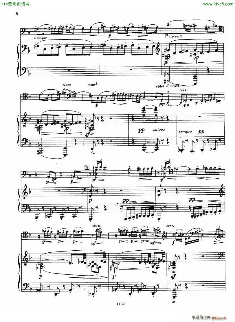 Debussy Sonata for Cello and Piano7