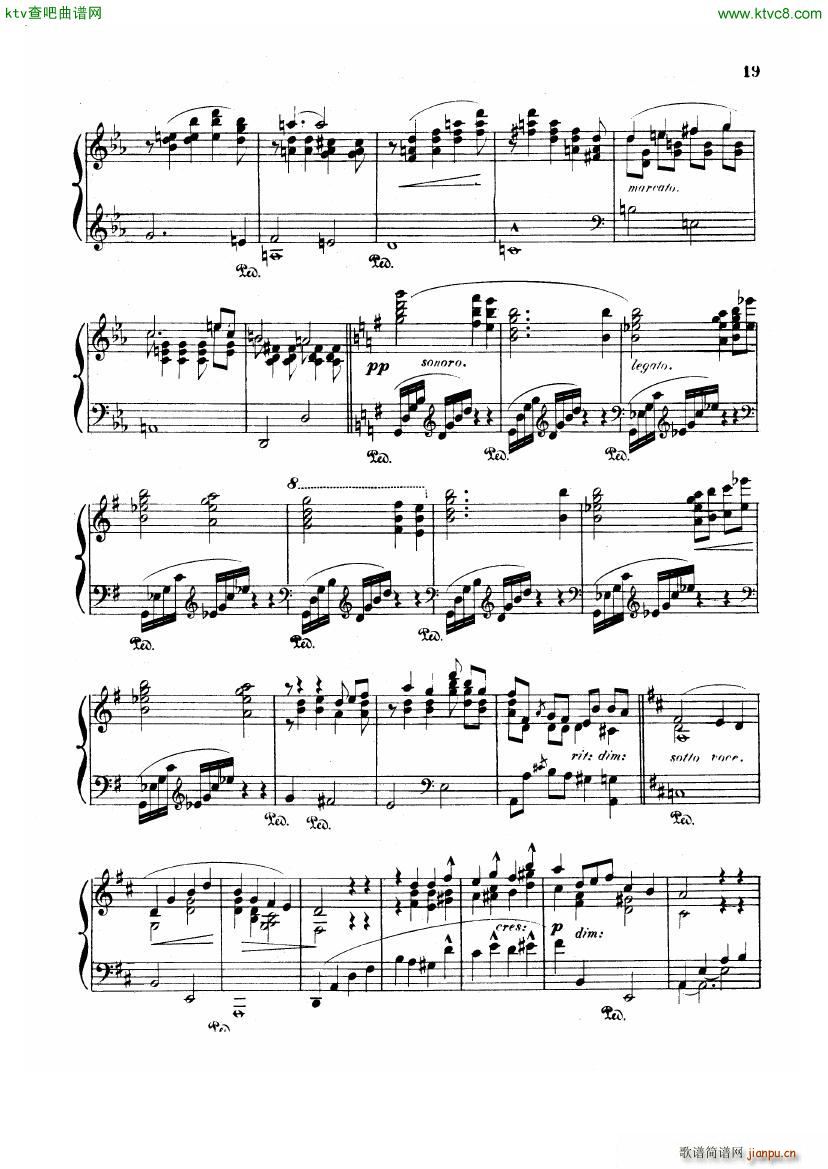 Albeniz op 82 Piano Sonata no 519