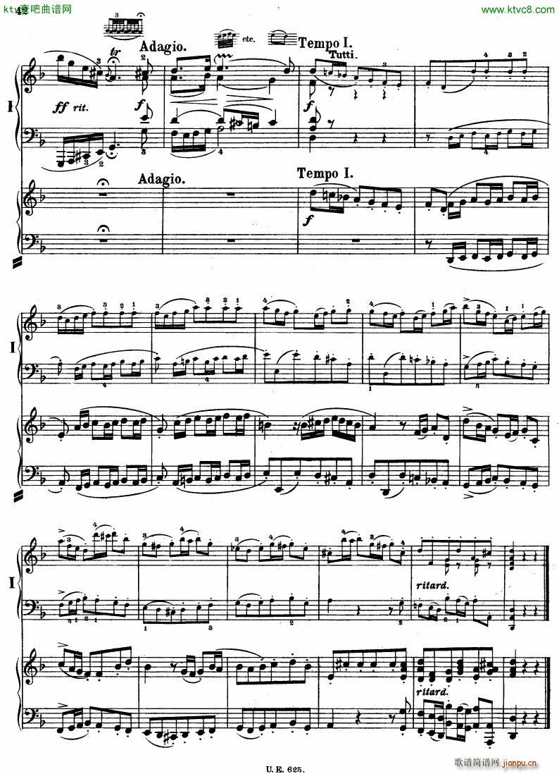 Bach JS BWV 1052 Keyboard Concerto in d ed R ntgen43