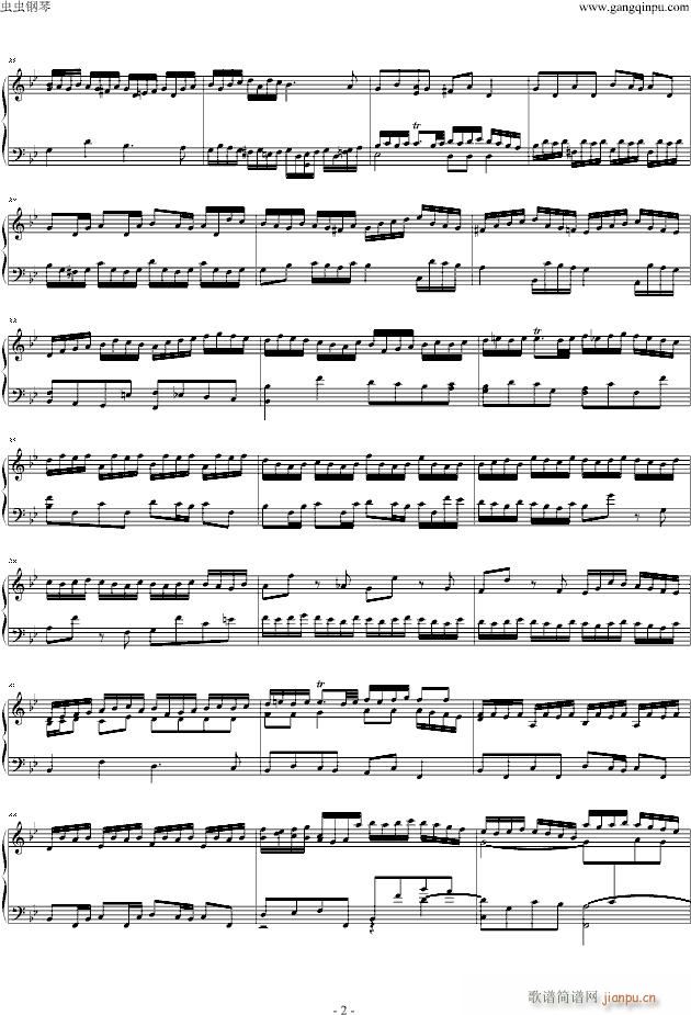 G小调赋格BWV578 - 巴赫_巴赫-P.E.Bach2