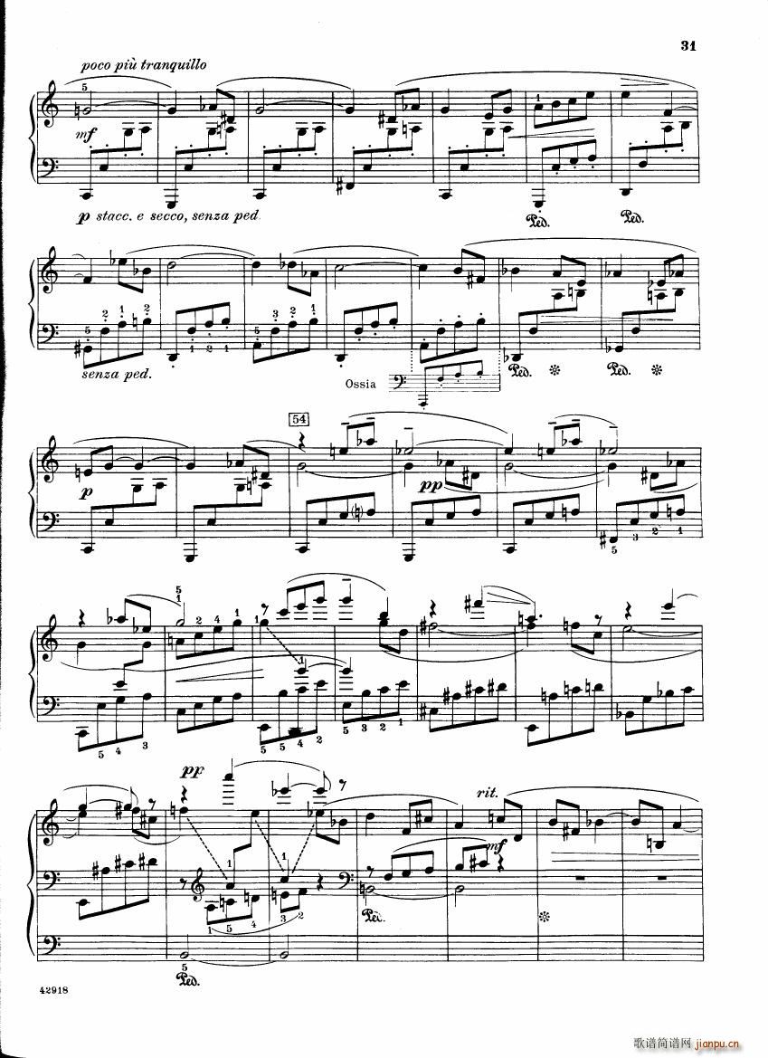 Barber op 28 Souvenirs piano solo31