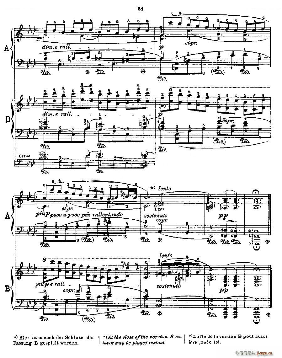 肖邦《练习曲》Fr Chopin Op 25 No2-313