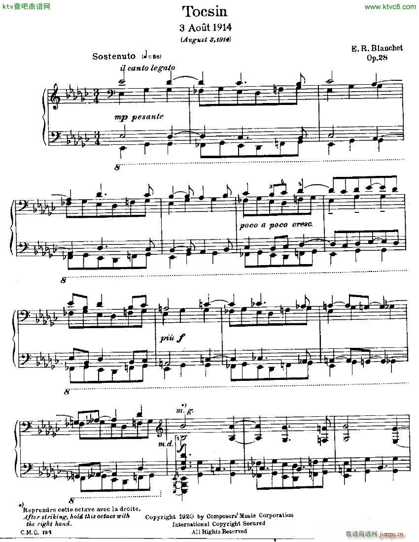 Blanchet Op 28 Toscin Passacaglia1