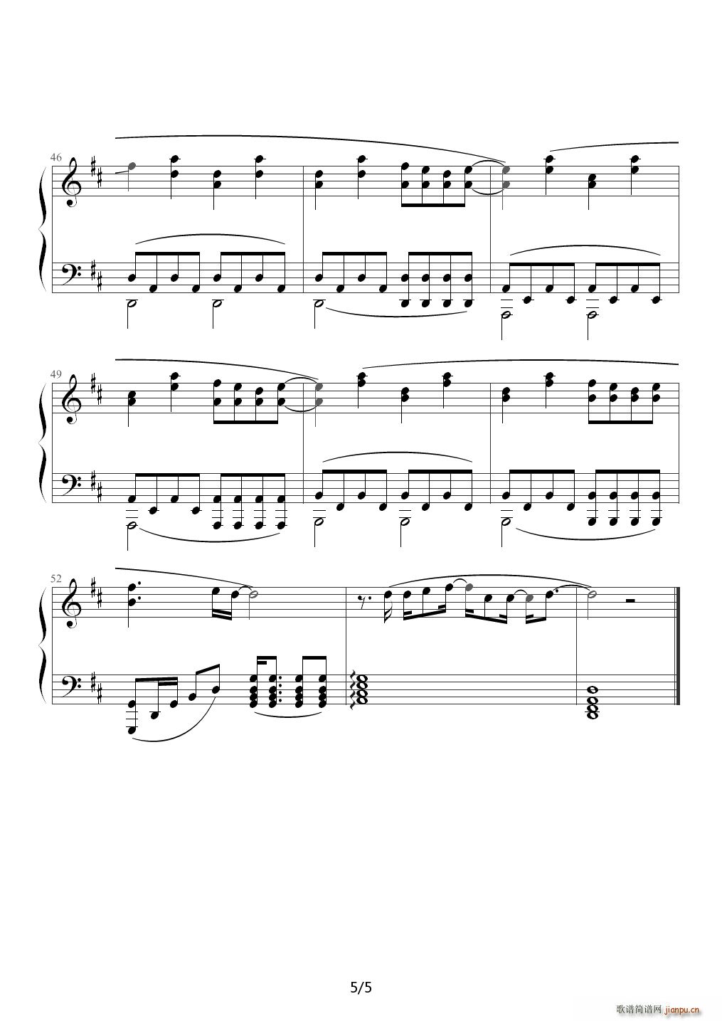Moments（ One Direction） D调5