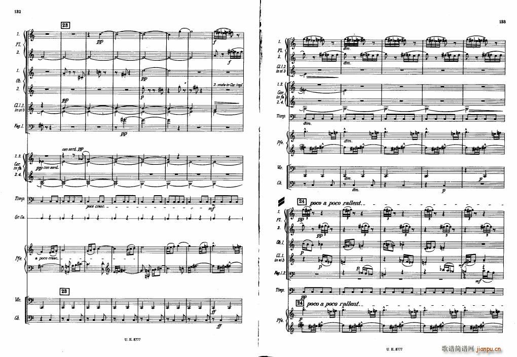 Bartok SZ 83 Piano Concerto No1 Full Score 二26