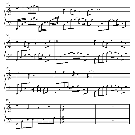水调歌头-钢琴谱(钢琴曲)-王菲2