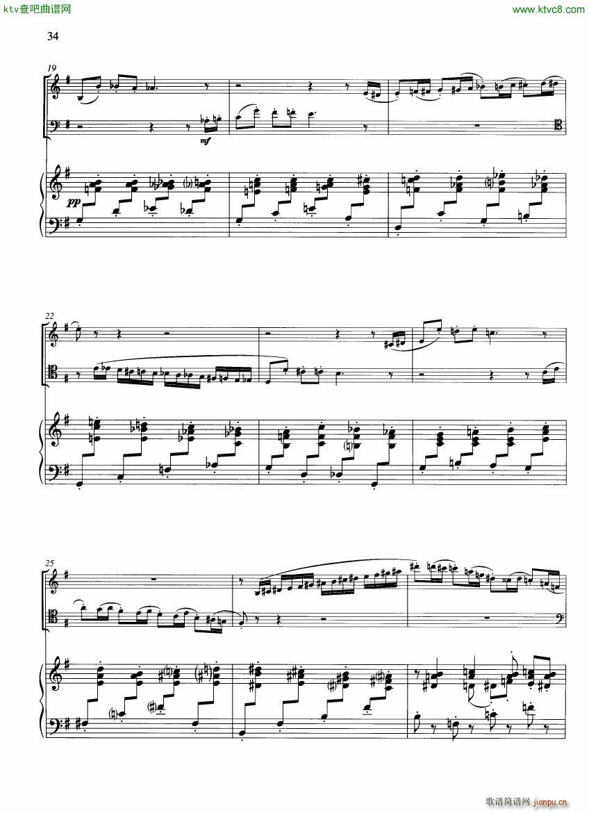 Francaix Trio for oboe bassoon and piano 二7