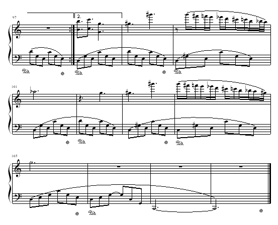 克劳汀幻想曲-钢琴谱(钢琴曲)-马克西姆7