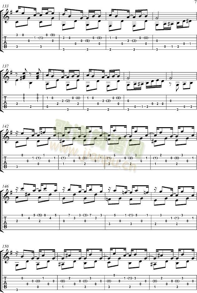 吉他练习曲7