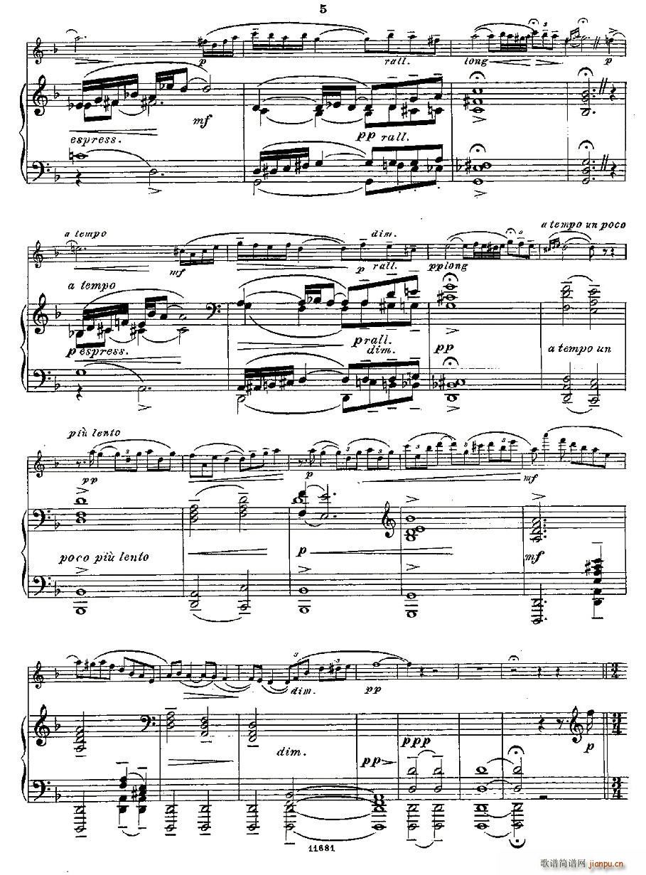Fantaisies nationales. Op. 59, 4. （长笛+钢琴伴奏）3