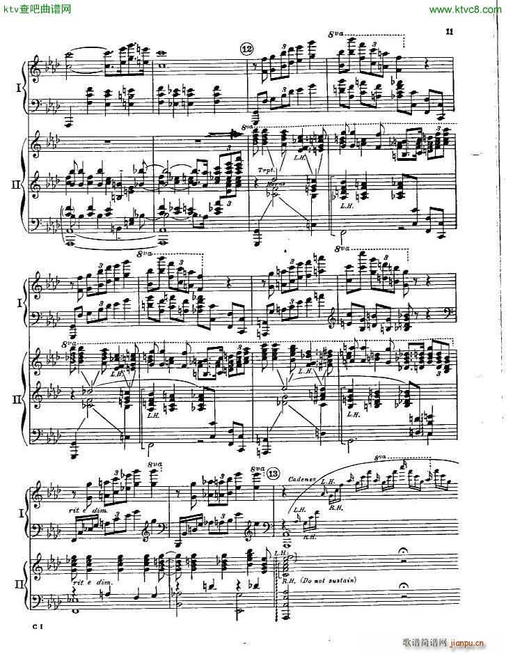 Gershwin Piano Concerto In F 二9