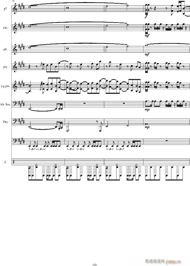 hold you still - 1-改编版总谱_合金弹头10
