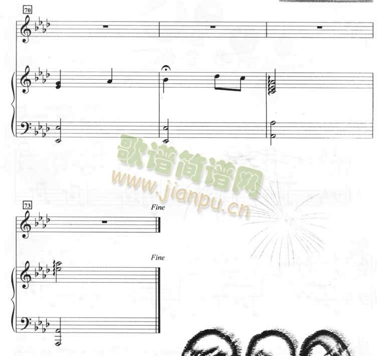 保持微笑（钢琴谱）9