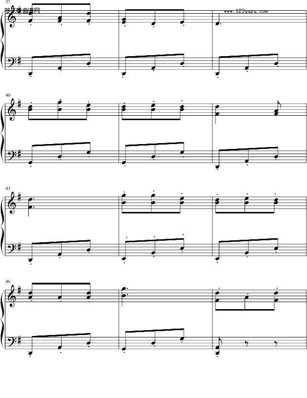 北风吹-（高等师范院校试用教材－2册）-中国名曲4